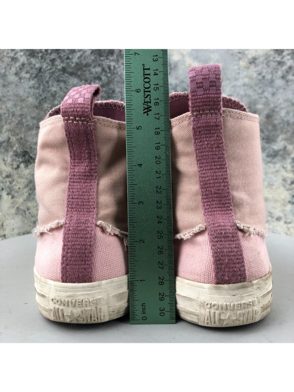 Converse Women's Size 11 Chuck Taylor All Star Pink Purple High Top Sneakers - Picture 7 of 14